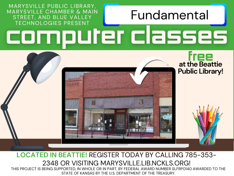 DOCK Grant for Computer Training Oct 2, 9, 16 from 10 to 11:30